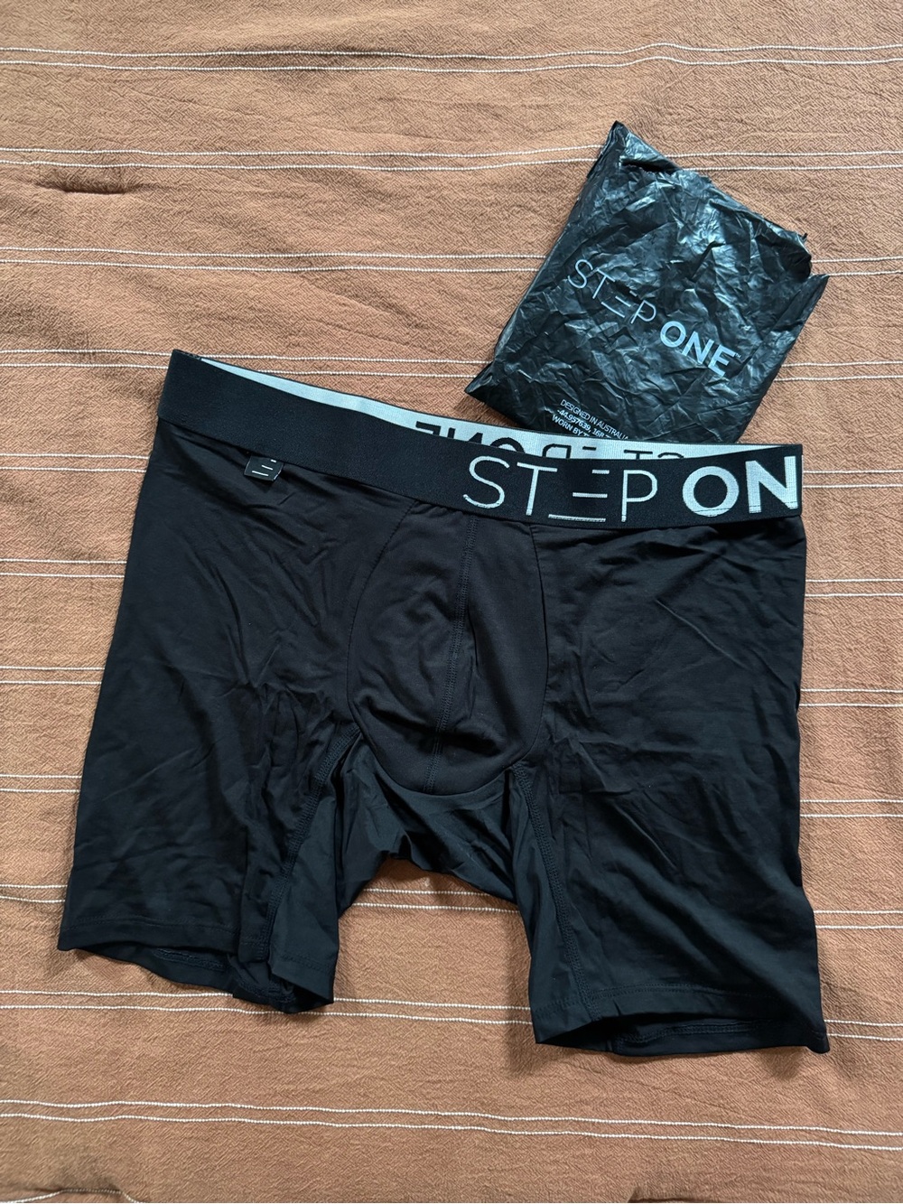 Step One Men's Black Performance Boxer Briefs- NWT